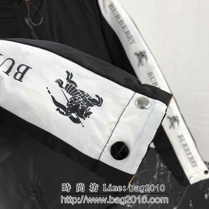 BURBERRY巴寶莉 爆款 18ss秋冬新款 兩面穿 白鴨絨 男款羽絨服 一衣兩穿 ydi2194
